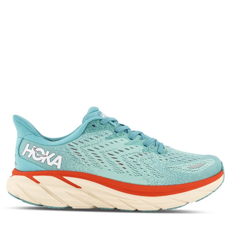 Hoka Womens Clifton 8 Aquarelle/Eggshell Blue