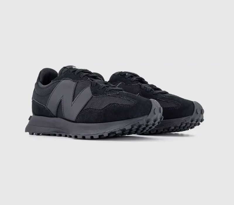 New Balance 327 Trainers Black - Image 2