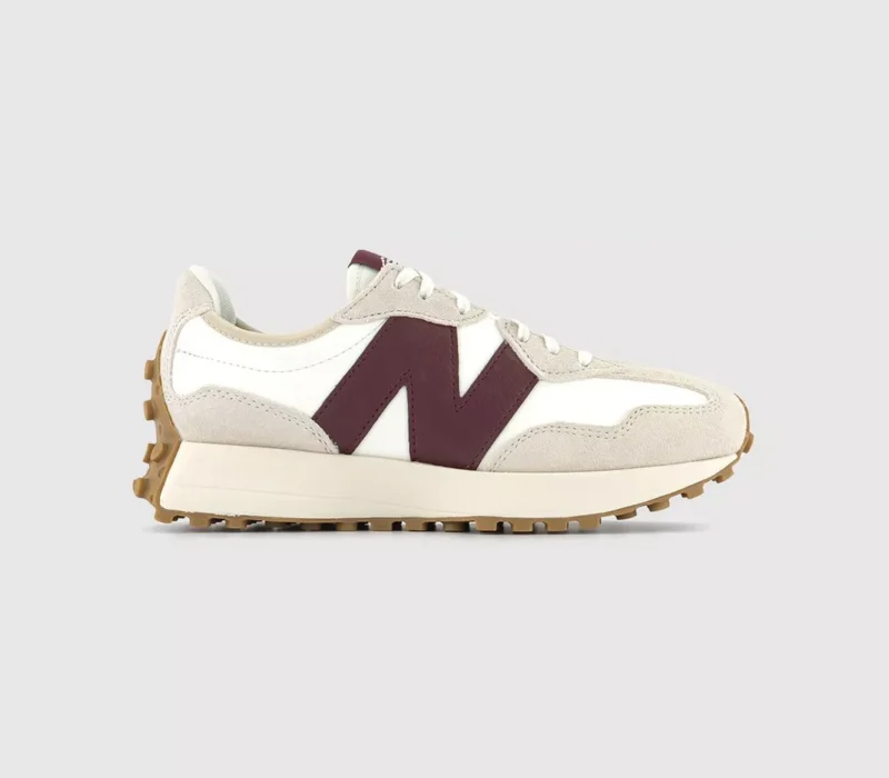 New Balance 327 Trainers Moonbeam Burgundy