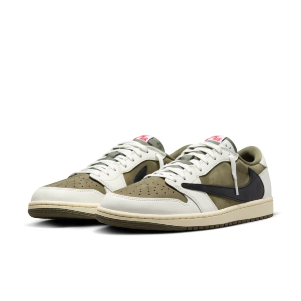 Travis Scott x Air Jordan 1 Low "Medium Olive" - Image 2