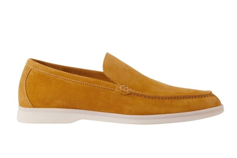 Loro Piana Summer Walk Yellow Yacht Loafers - Image 2