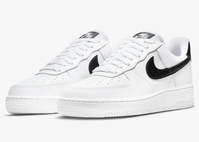 The Nike Air Force 1 Low a Clean White and Black Colorway - Image 2