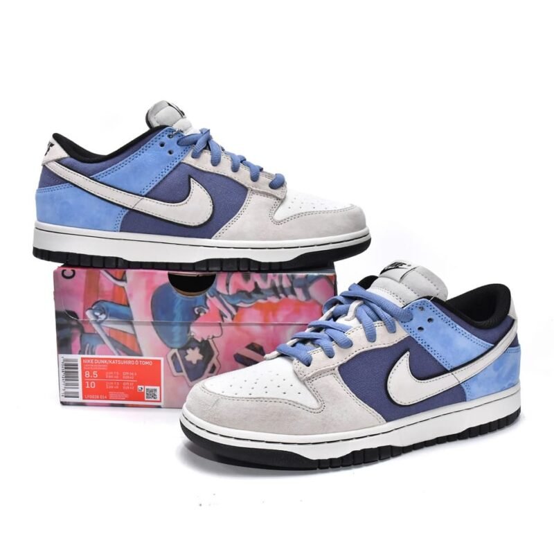 Nike SB Dunk Low Off White Blue - Image 2