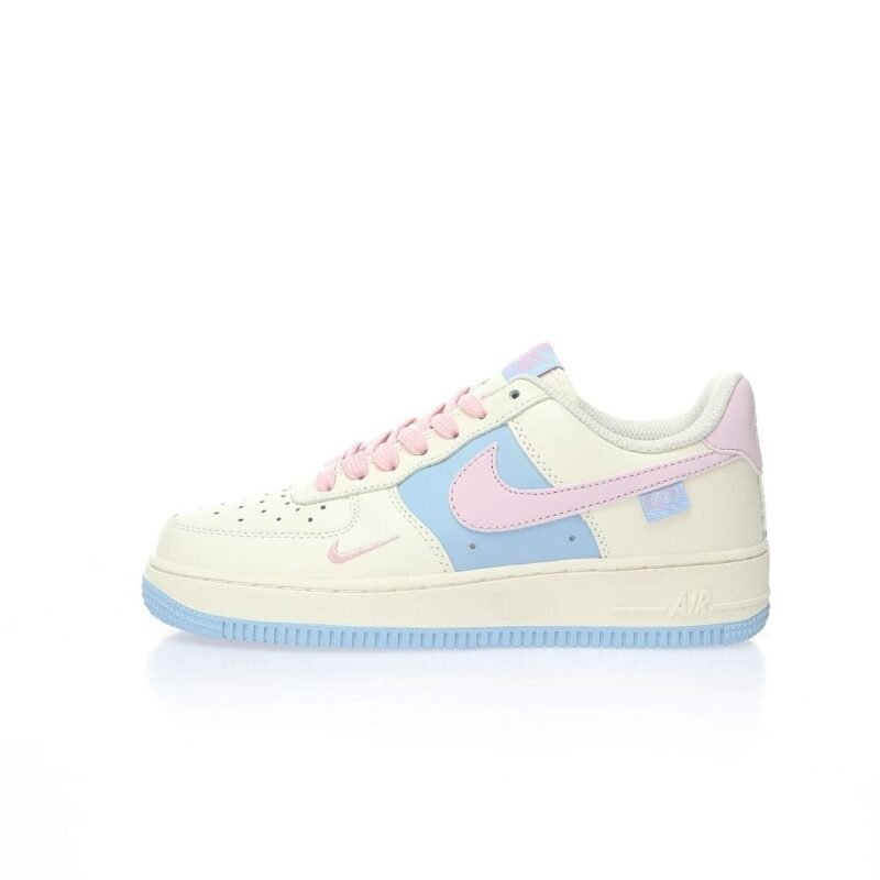 Nike Air Force 1 07 Low Light Blue Pink White