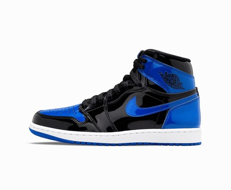 Nike Jordan Retro 1 High OG Leather Patent Royal
