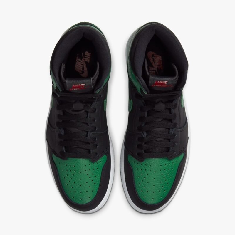 Nike Jordan Retro 1 High OG Black/Pine Green - Image 3