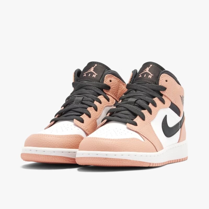 Nike Jordan Retro 1 High OG Mid Pink Quarts GS - Image 2