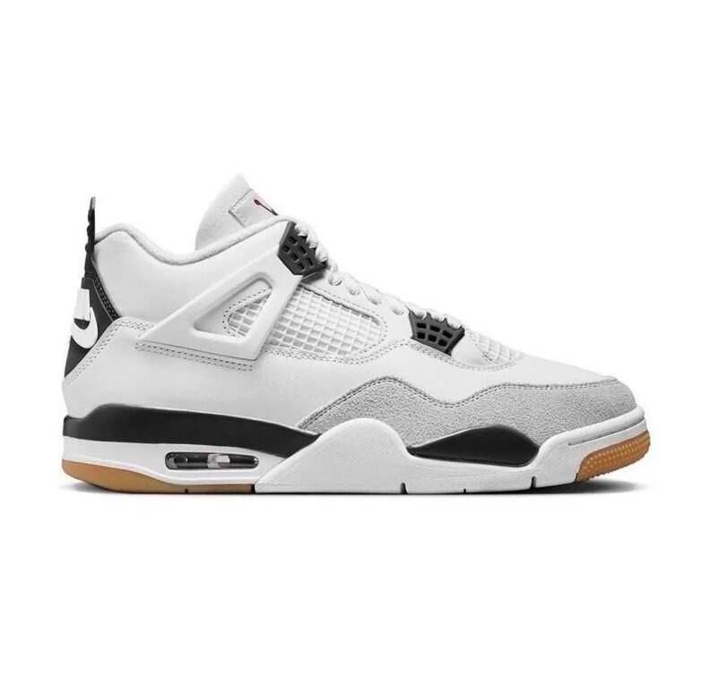 Air Jordan 4 White x Black SB