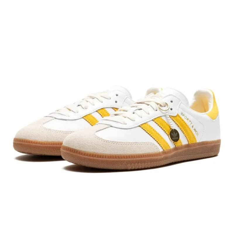 adidas Samba Sporty & Rich White Bold Gold - Image 2